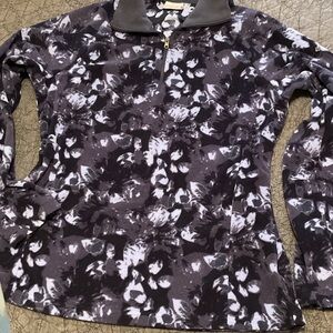 Columbia Gray and Black Patterned Pullover